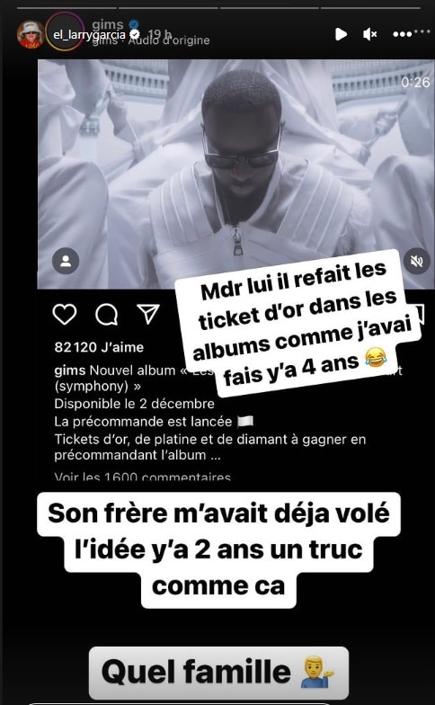 Lorenzo clash violemment Gims 5