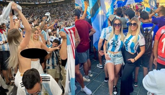 Le geste choquant des supportrices Argentines au Qatar qui se font expulser