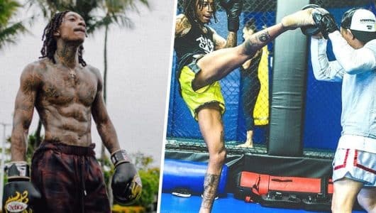 Wiz Khalifa prêt au combat en MMA impressionne avec son entraînement