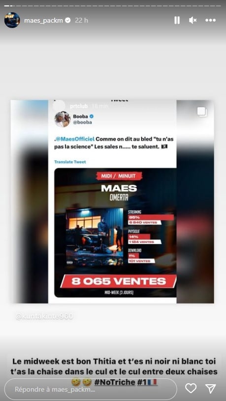 Maes fracasse Booba 7