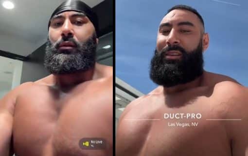 La Fouine affiche encore son physique fou