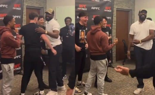 Jon Jones piégé par un groupe d'ados, sa réaction est magique