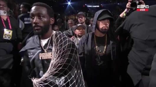 Eminem fait une entrée légendaire avec Terence Crawford