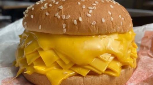 Burger King révèle un burger avec 20 tranches de fromage sans viande