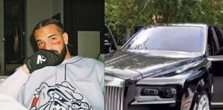 Drake présente sa magnifique Rolls Royce à 2 millions d’euros
