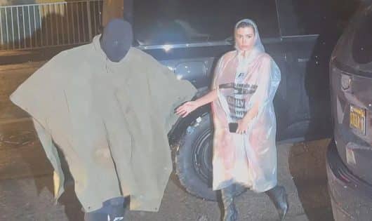 Kanye West is still seen in a racy outfit with Bianca Sensori