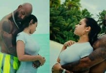 Booba avec une charmante Colombienne pour son BB