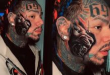 6ix9ine se ridiculise avec son nouveau tatouage
