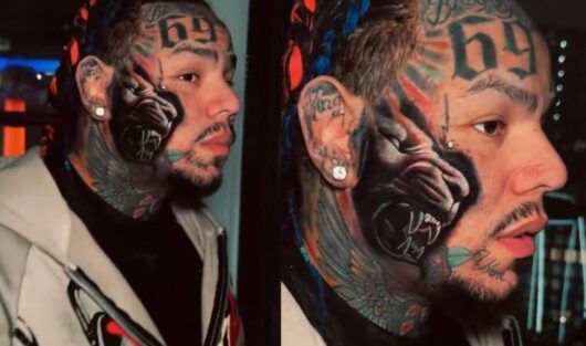 6ix9ine se ridiculise avec son nouveau tatouage