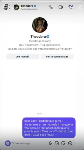 Gims et Théodora, c'est officialisé 2